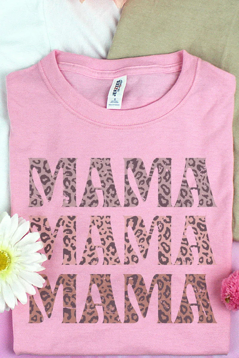 Distressed Animal Mama Dri-Power 50/50 Tee