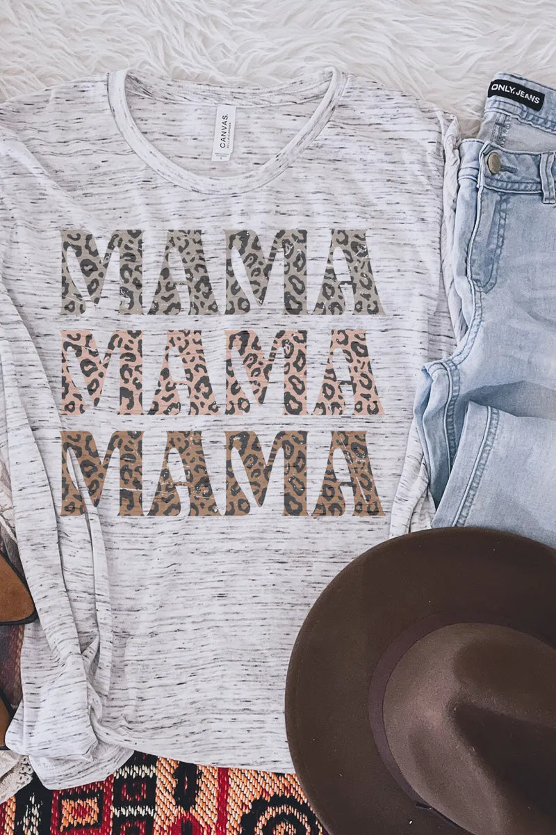 Distressed Animal Mama Unisex Short Sleeve Tee