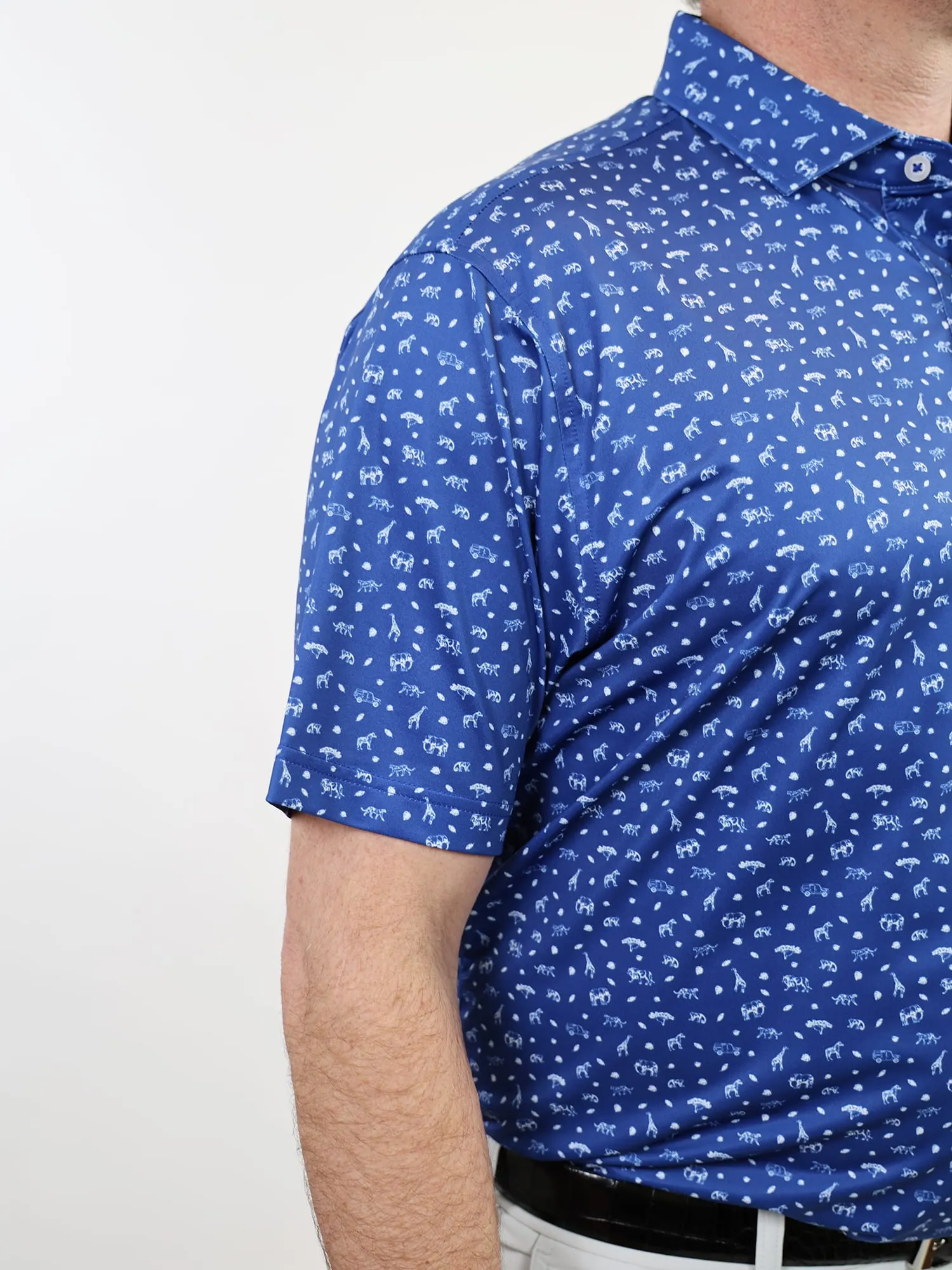 Donald Ross Mens Classic Fit ATHENS Polo - NAVY