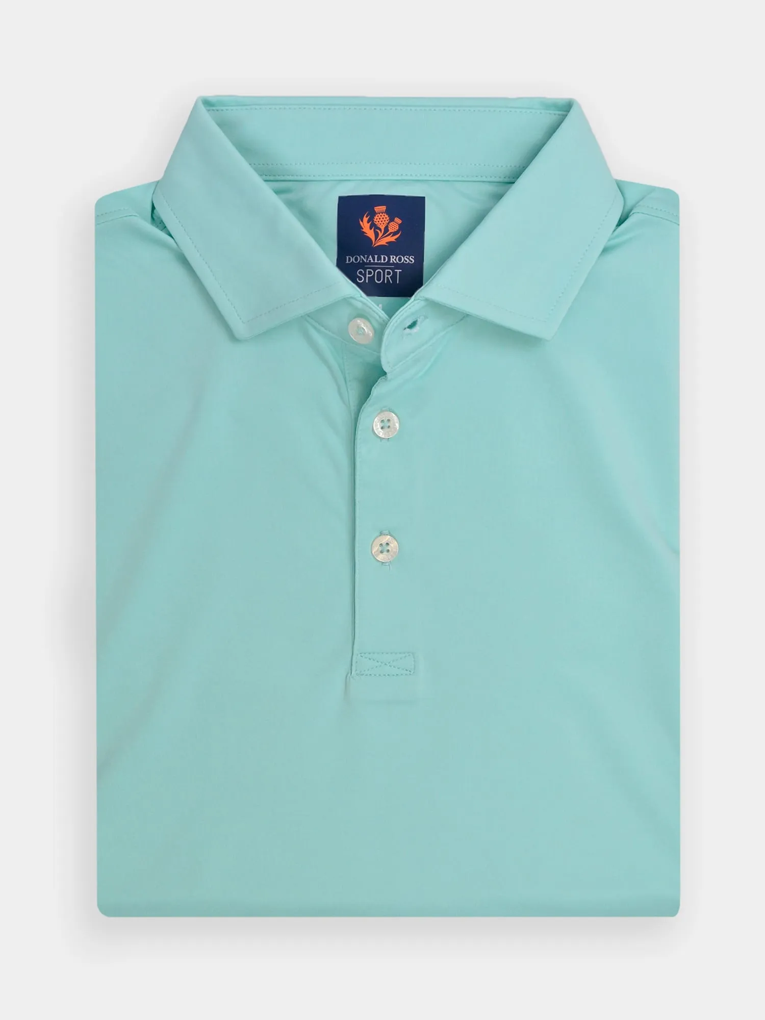 Donald Ross Mens Sport Fit DONNY Polo - Seaglass