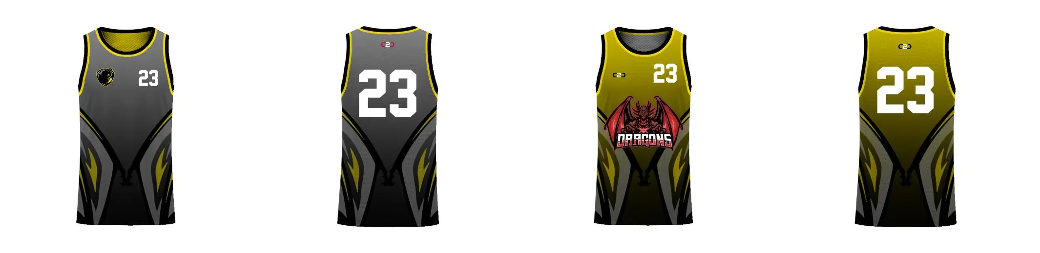 Dragons Core Reversible Basketball Singlet Design Your Own Custom