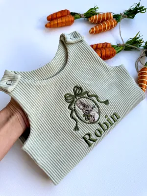 Easter Bunny Baby Dungarees