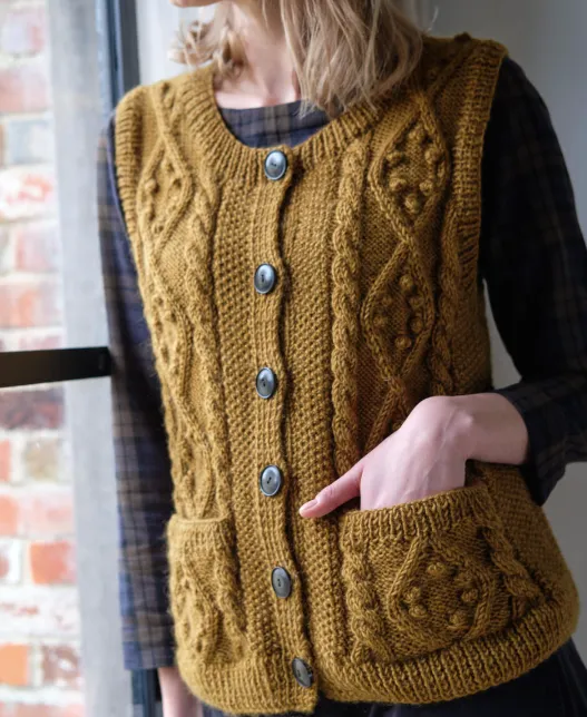Eire Aran Waistcoat SALE