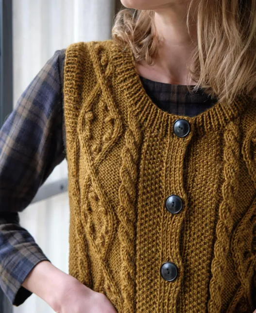 Eire Aran Waistcoat SALE