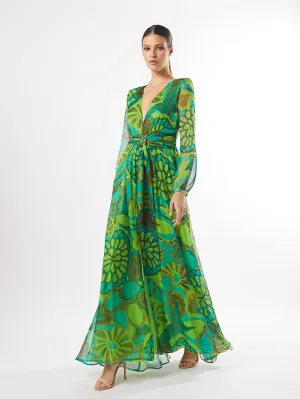 EMERALD GREEN DRESS