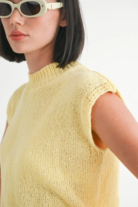 Emory Park SLEEVELESS SWEATER TOP