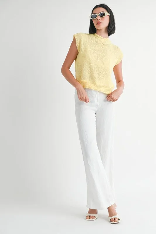 Emory Park SLEEVELESS SWEATER TOP