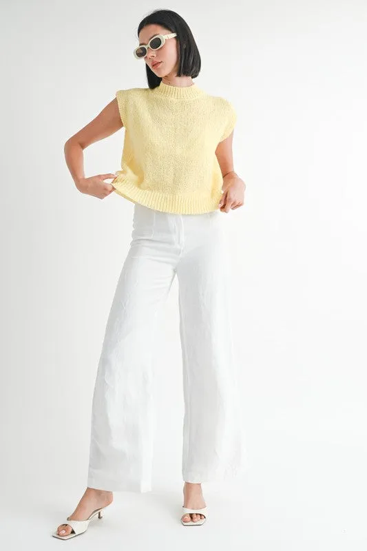 Emory Park SLEEVELESS SWEATER TOP