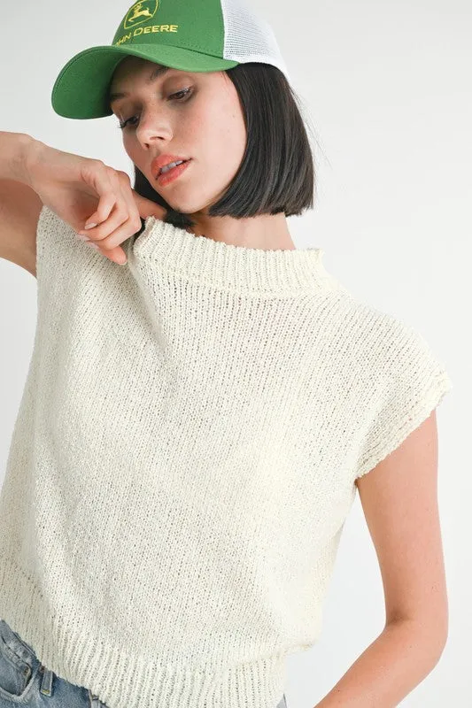 Emory Park SLEEVELESS SWEATER TOP