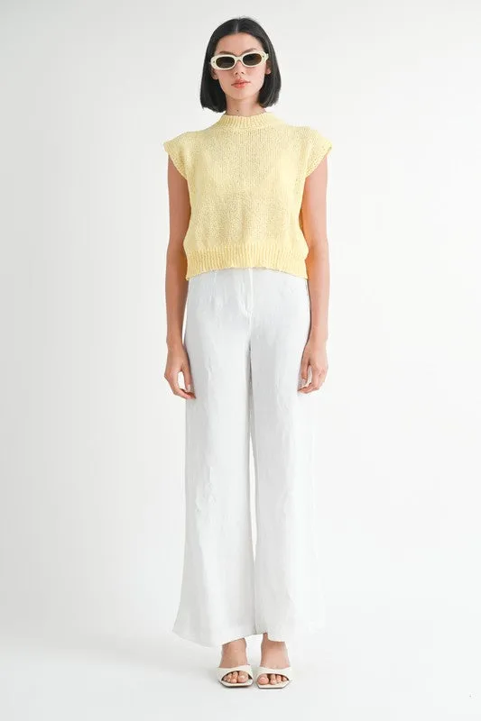 Emory Park SLEEVELESS SWEATER TOP