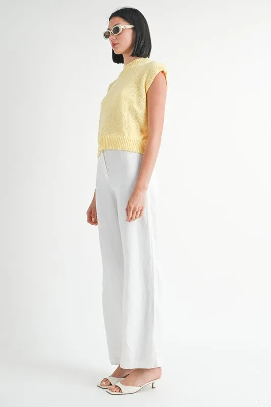 Emory Park SLEEVELESS SWEATER TOP