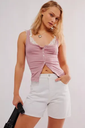 End Game Pointelle Tank-Mauve Zephyr