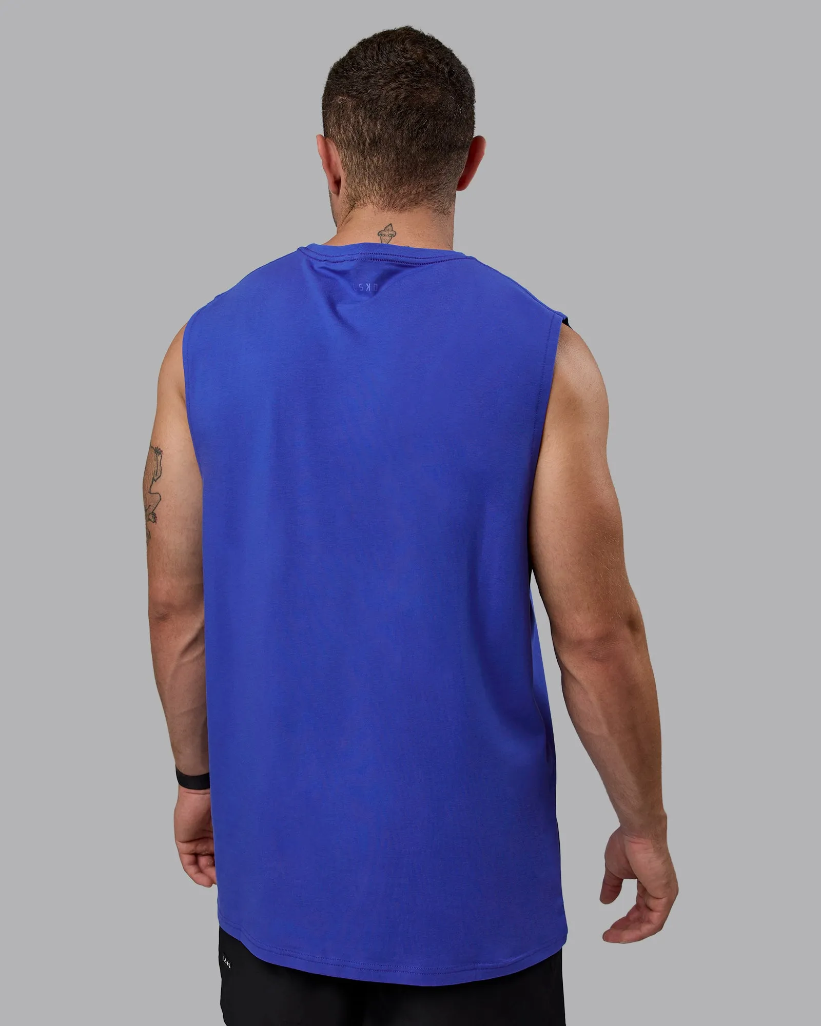 Enjoy The Journey FLXCotton Tank - Power Cobalt-Orange