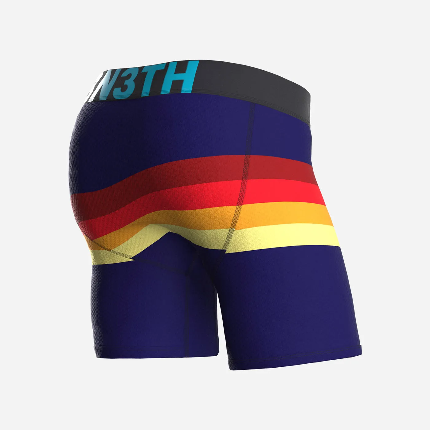 Entourage Boxer Brief - Retrostripe Navy