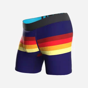 Entourage Boxer Brief - Retrostripe Navy