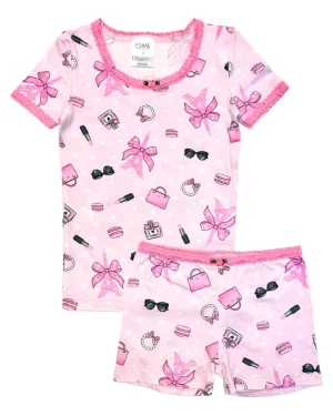 esme- J'adore Paris Short Sleeve pajama Set
