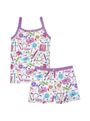 Esme- Sketch Cami and Shorts Pajama Set