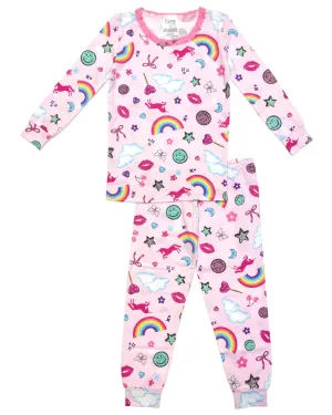 esme- Stickers Full Length Pajamas