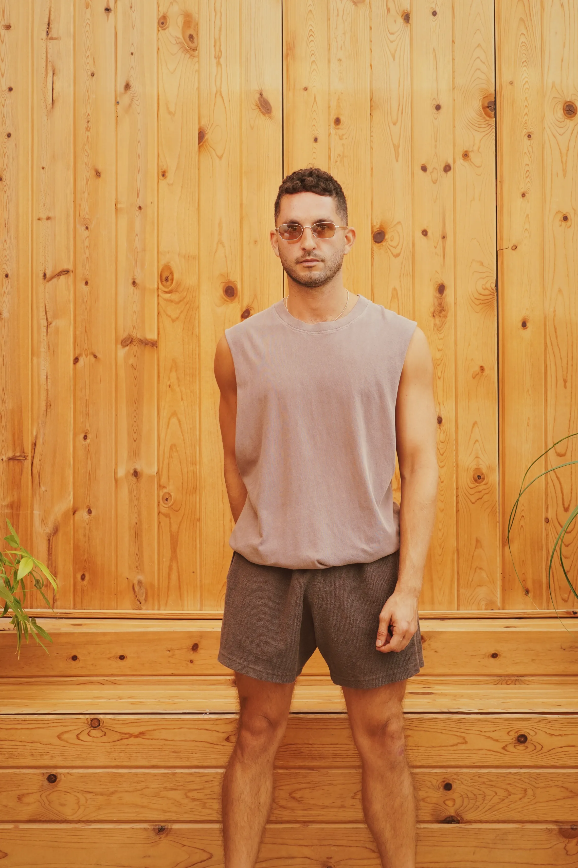 Essential Tank - Weathered Teak