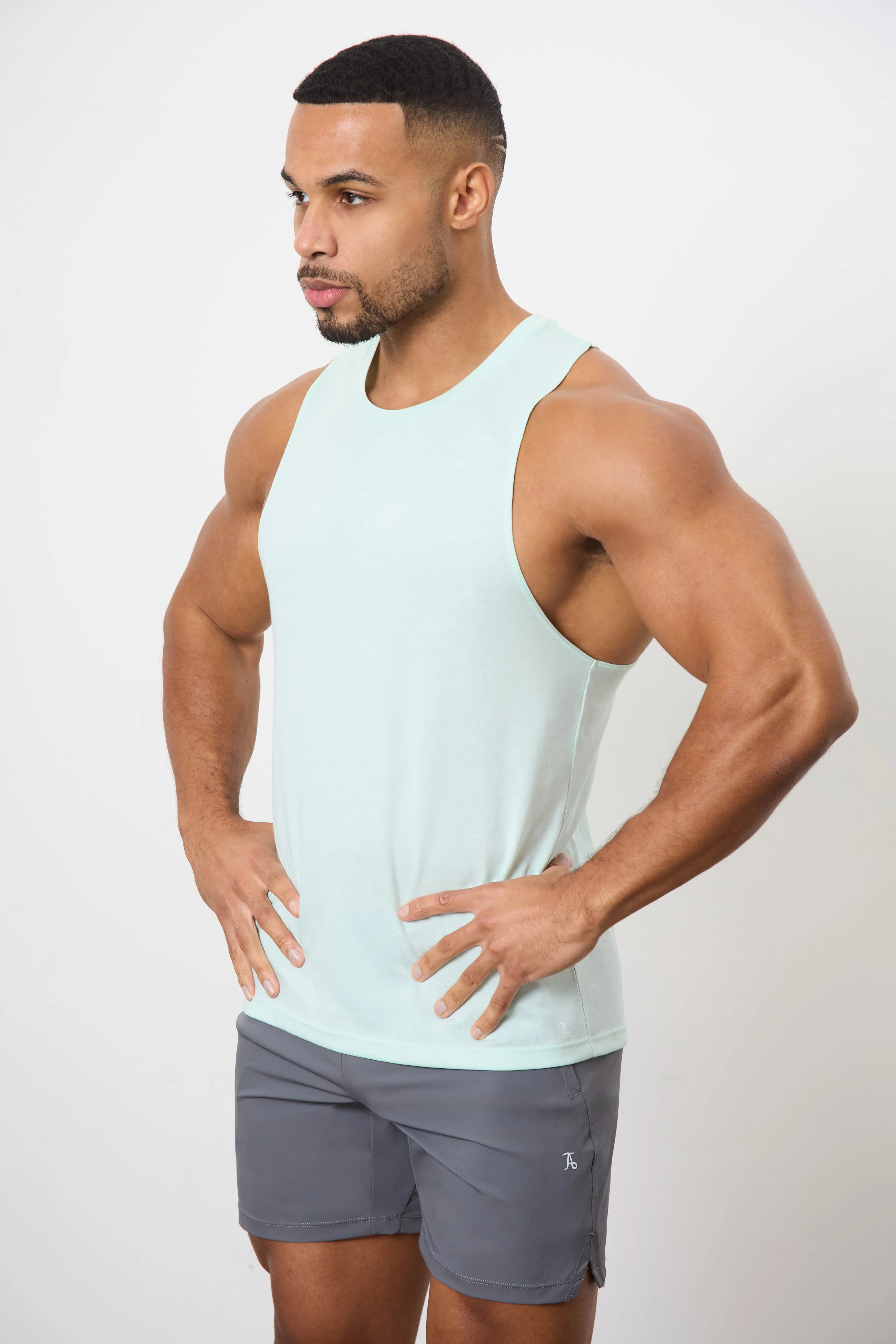 Essential Training Vest in Mint
