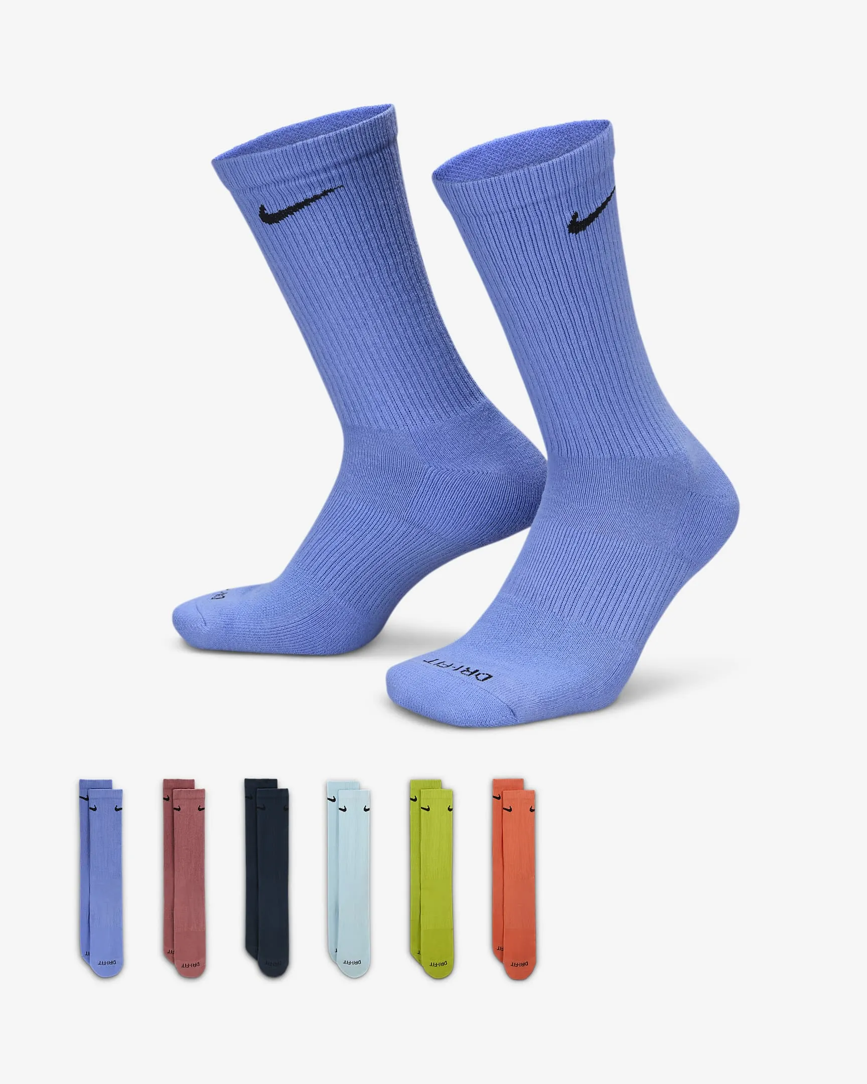Everyday Plus Cushioned Crew - 6 pack