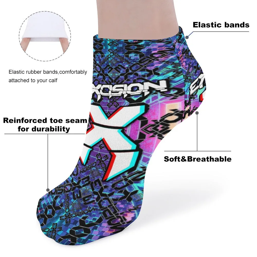 Excision Ankle Socks (5 Pairs) Sweat-proof, Odor-proof, Breathable