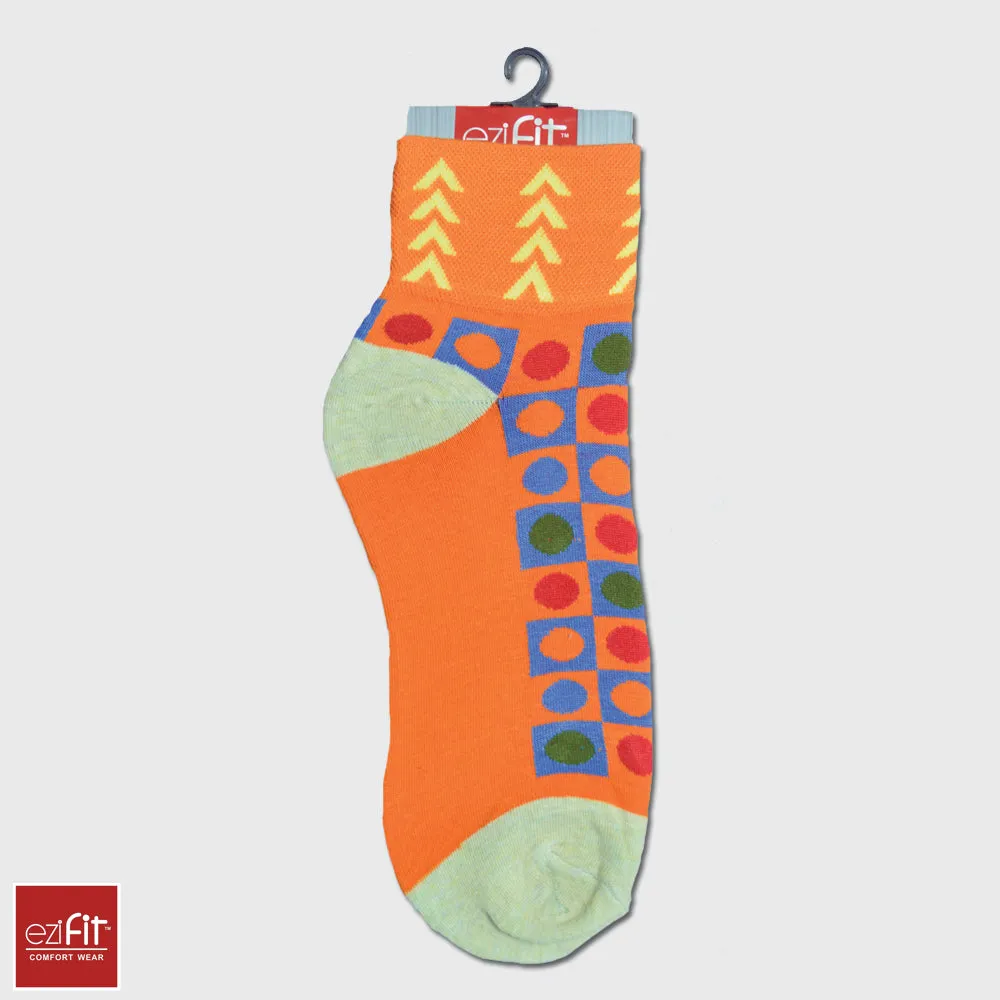 Ezifit Women Socks - Polka dots (PACK OF 6)-(Y)