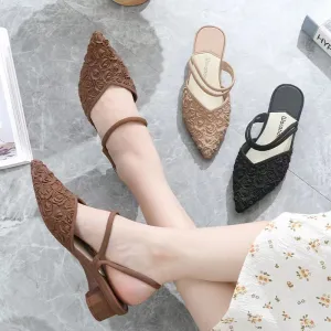 Fashionable Waterproof Heel Sandals