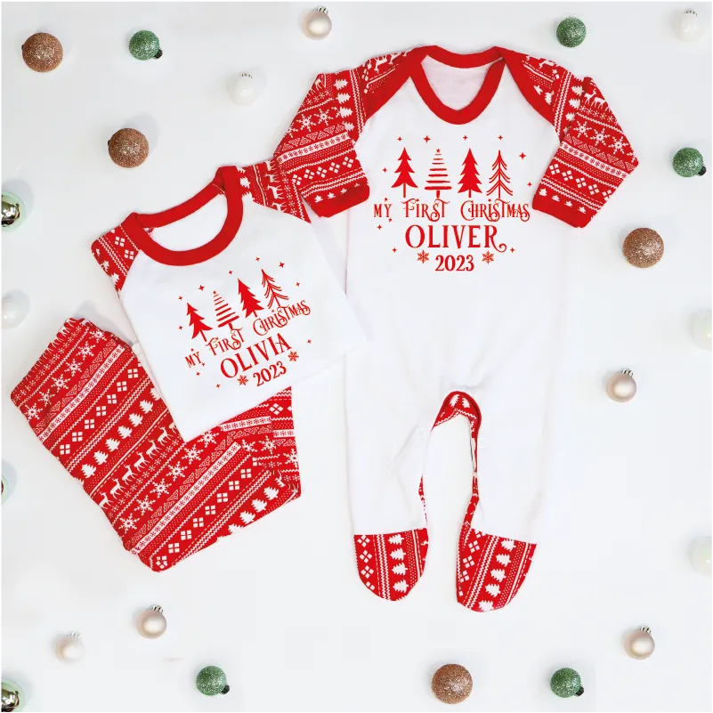 First Christmas as Mummy and Daddy PJs