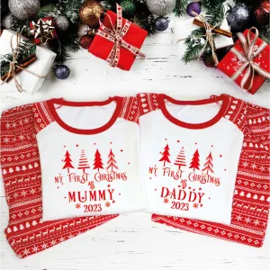 First Christmas as Mummy and Daddy PJs
