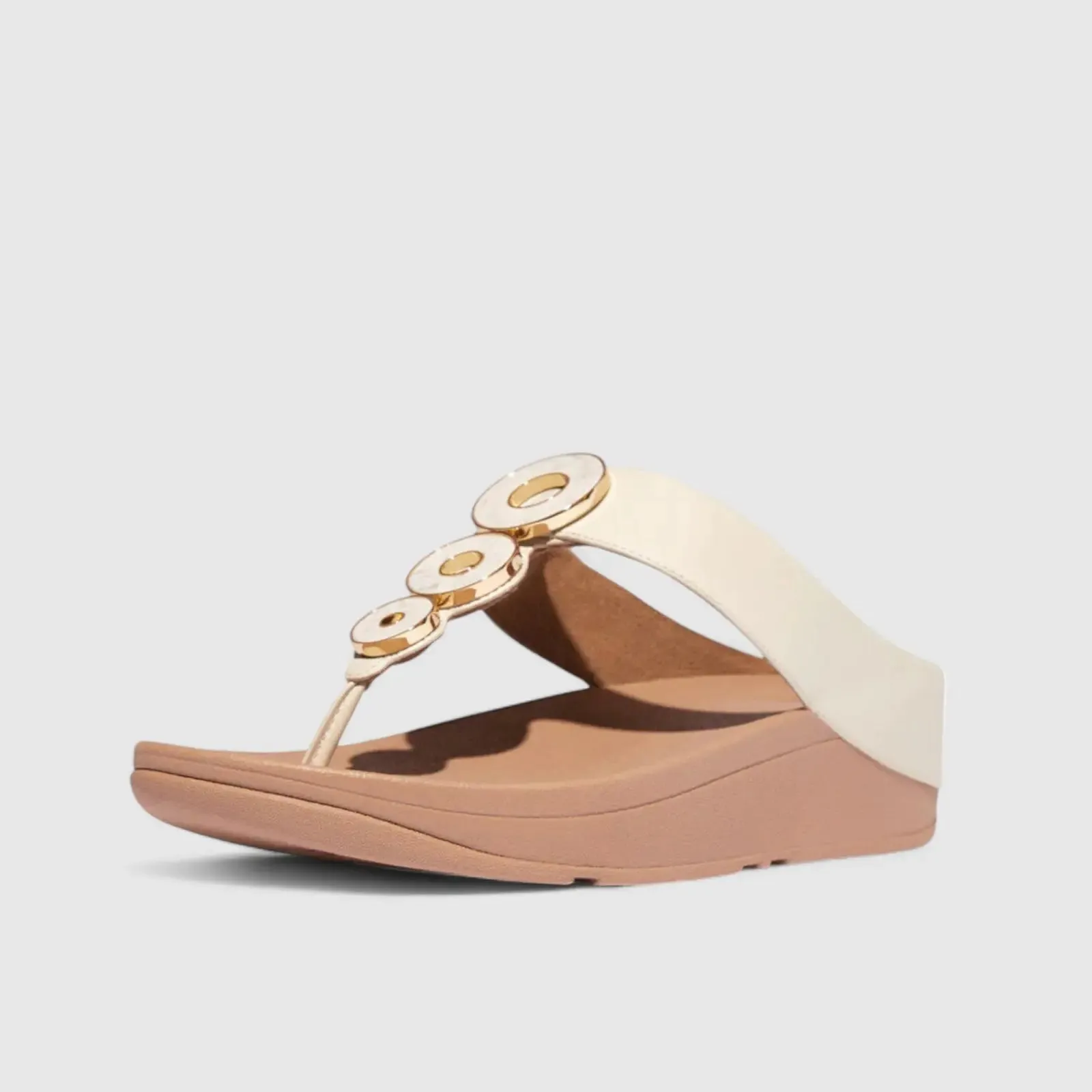 Fit Flops Fino Resin Hoop Beige  IB8-A99