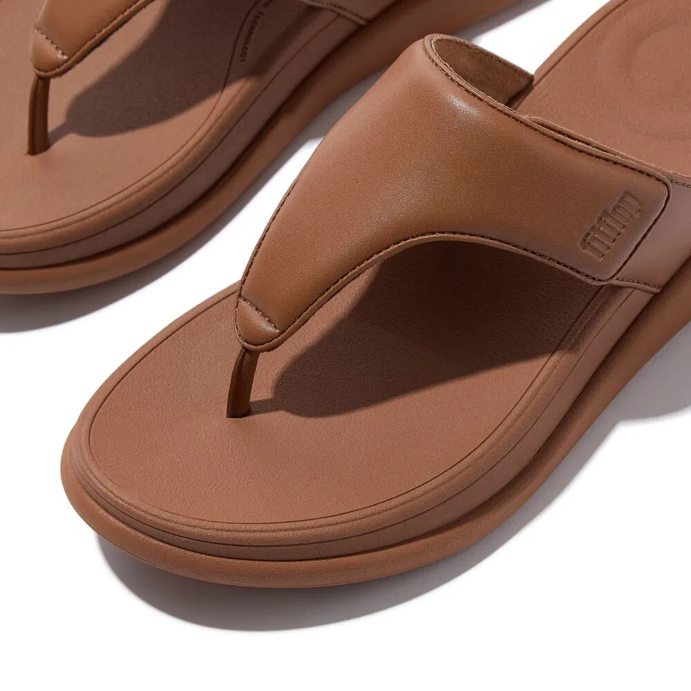 FitFlop F-Mode Go Adjustable Flatform Sandals - Deep Tan