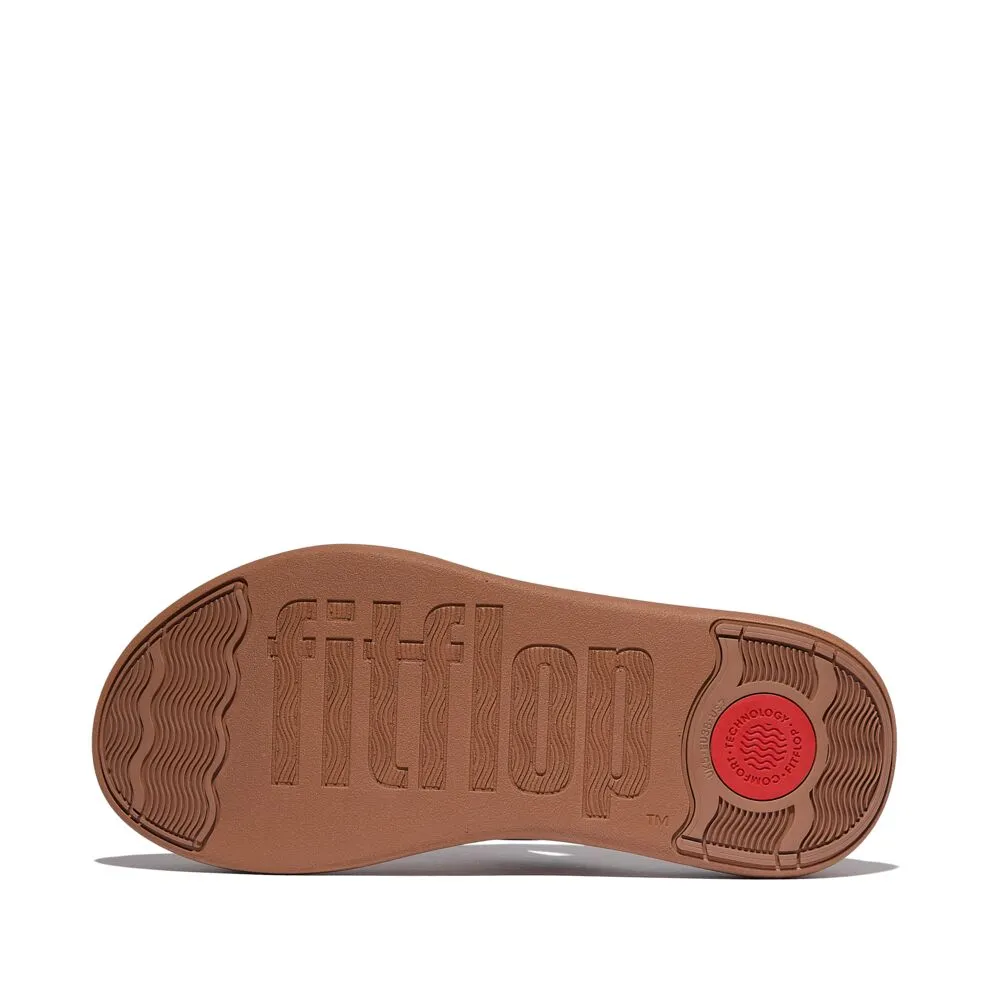 FitFlop F-Mode Go Adjustable Flatform Sandals - Deep Tan
