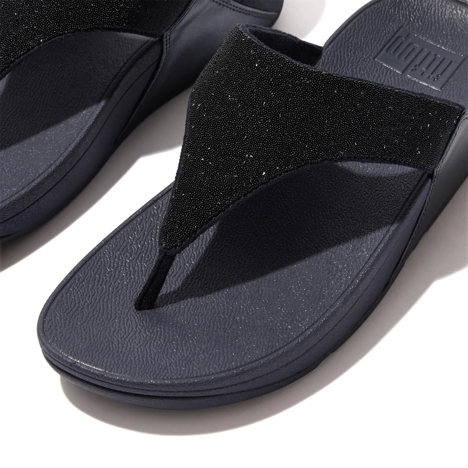 FitFlop Womens Lulu Opul Toe Post Sandals Midnight Navy