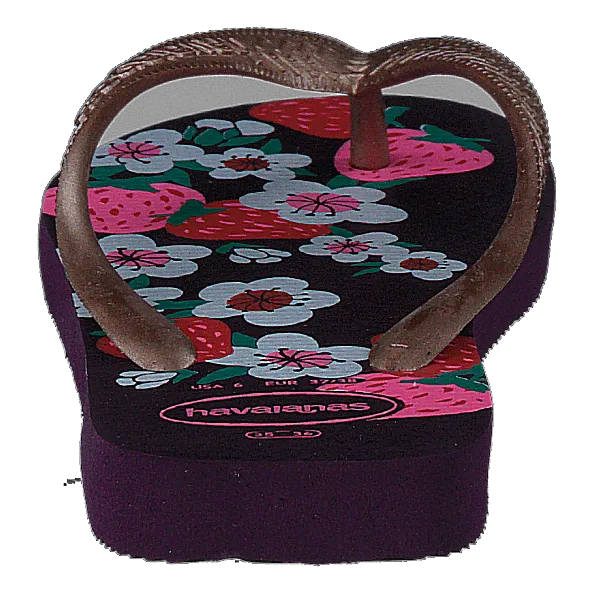 Flores Eggplant/rose 9454