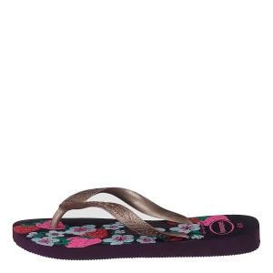 Flores Eggplant/rose 9454