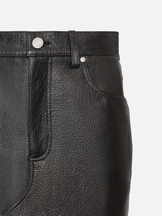 FRAME The Leather Midaxi Skirt