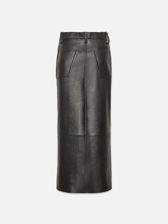 FRAME The Leather Midaxi Skirt