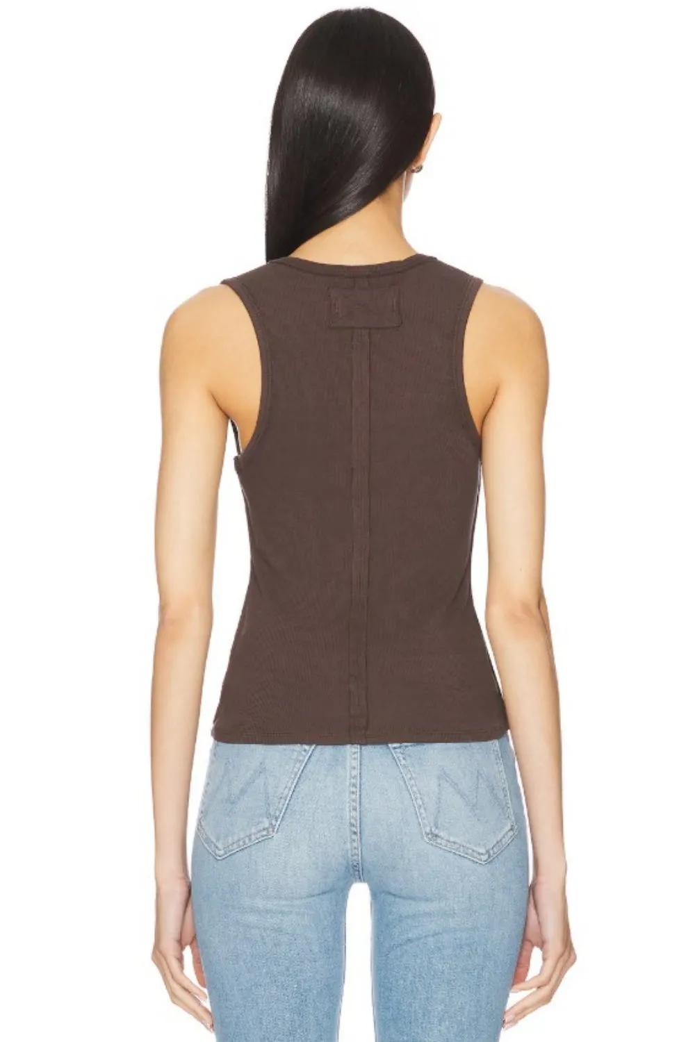 FREE PEOPLE NERIA TANK DOUBLE ESPRESSO