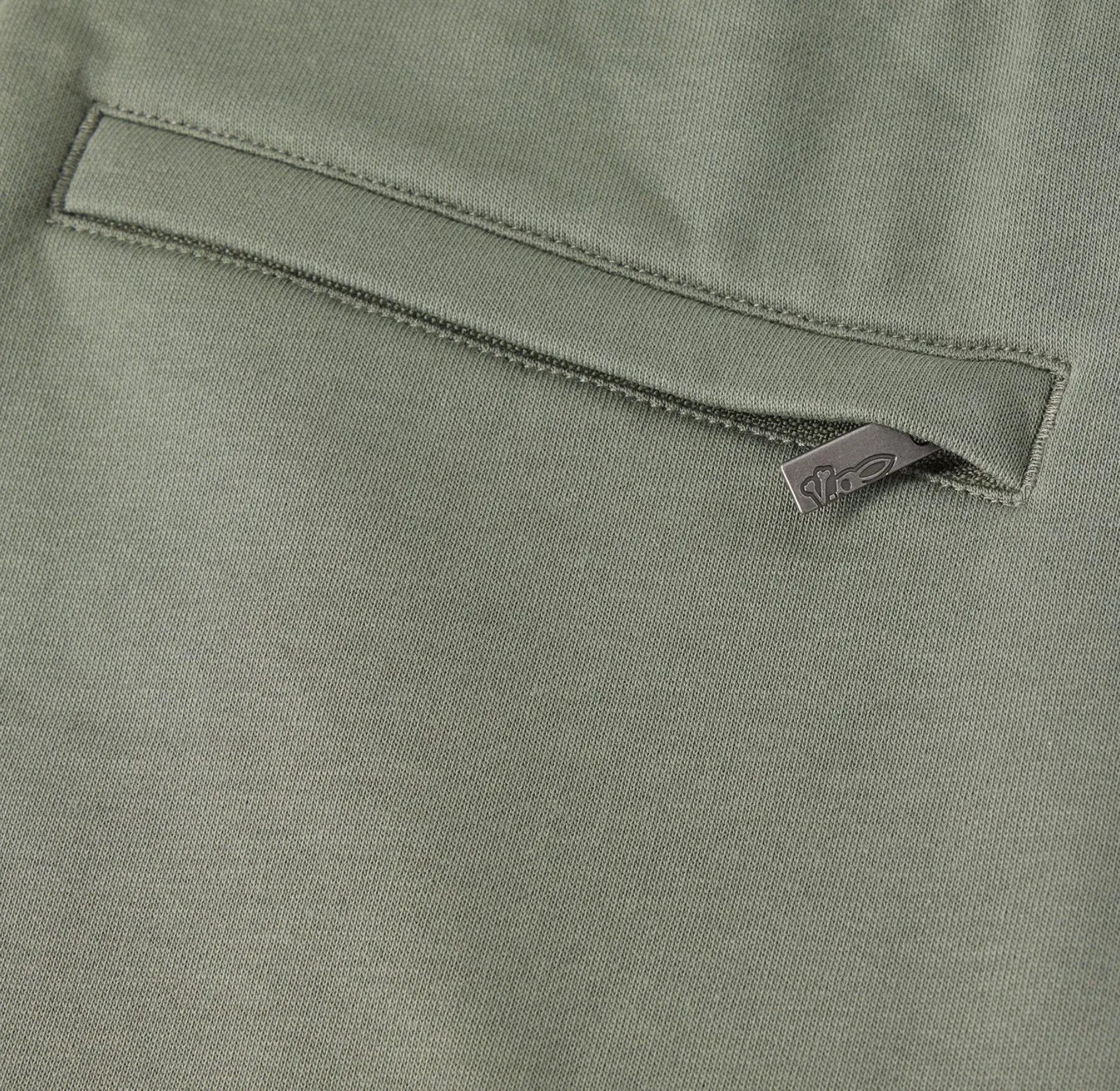 French Terry Shorts Agave Green