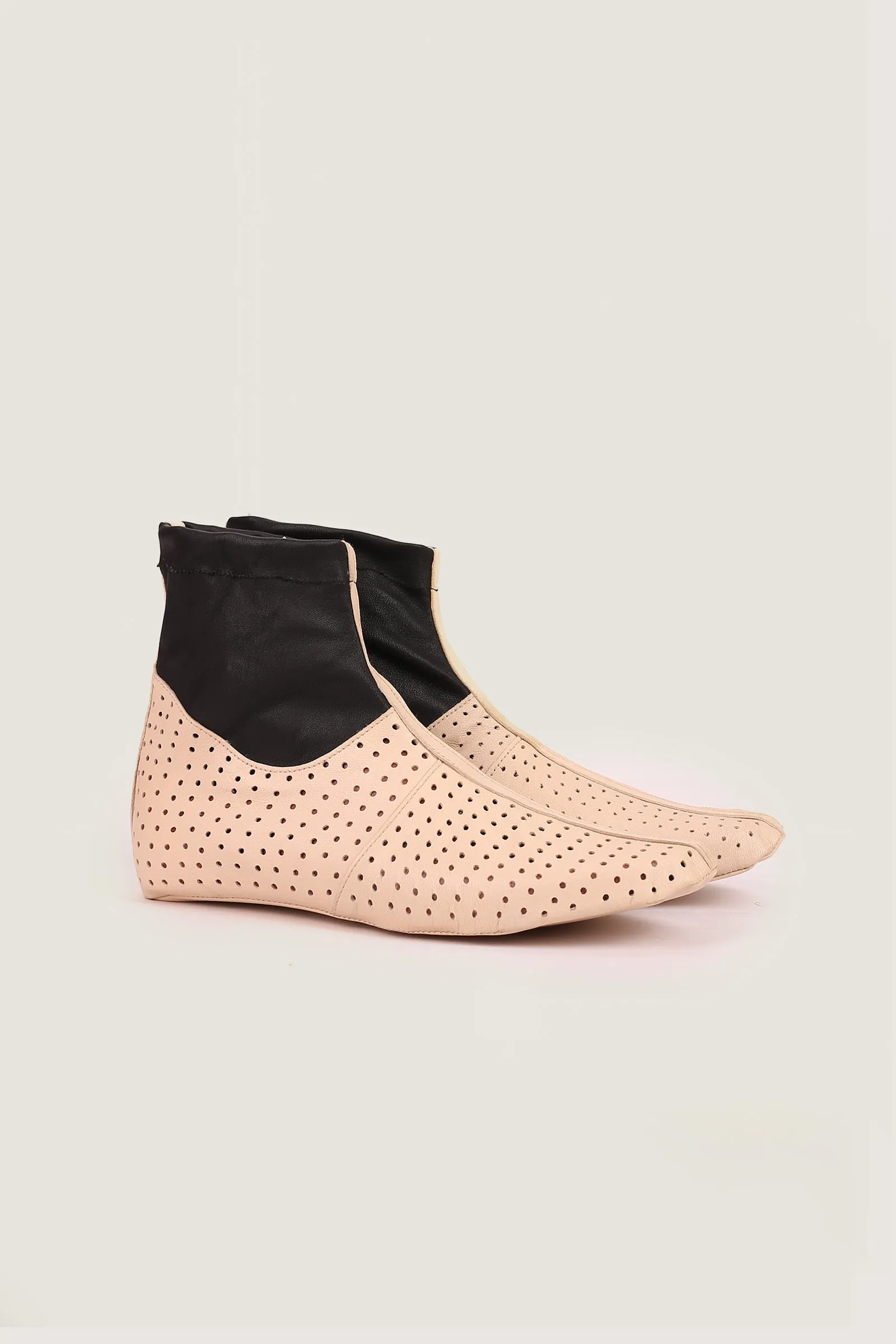 Full Grain Stretch Leather Breathable Socks