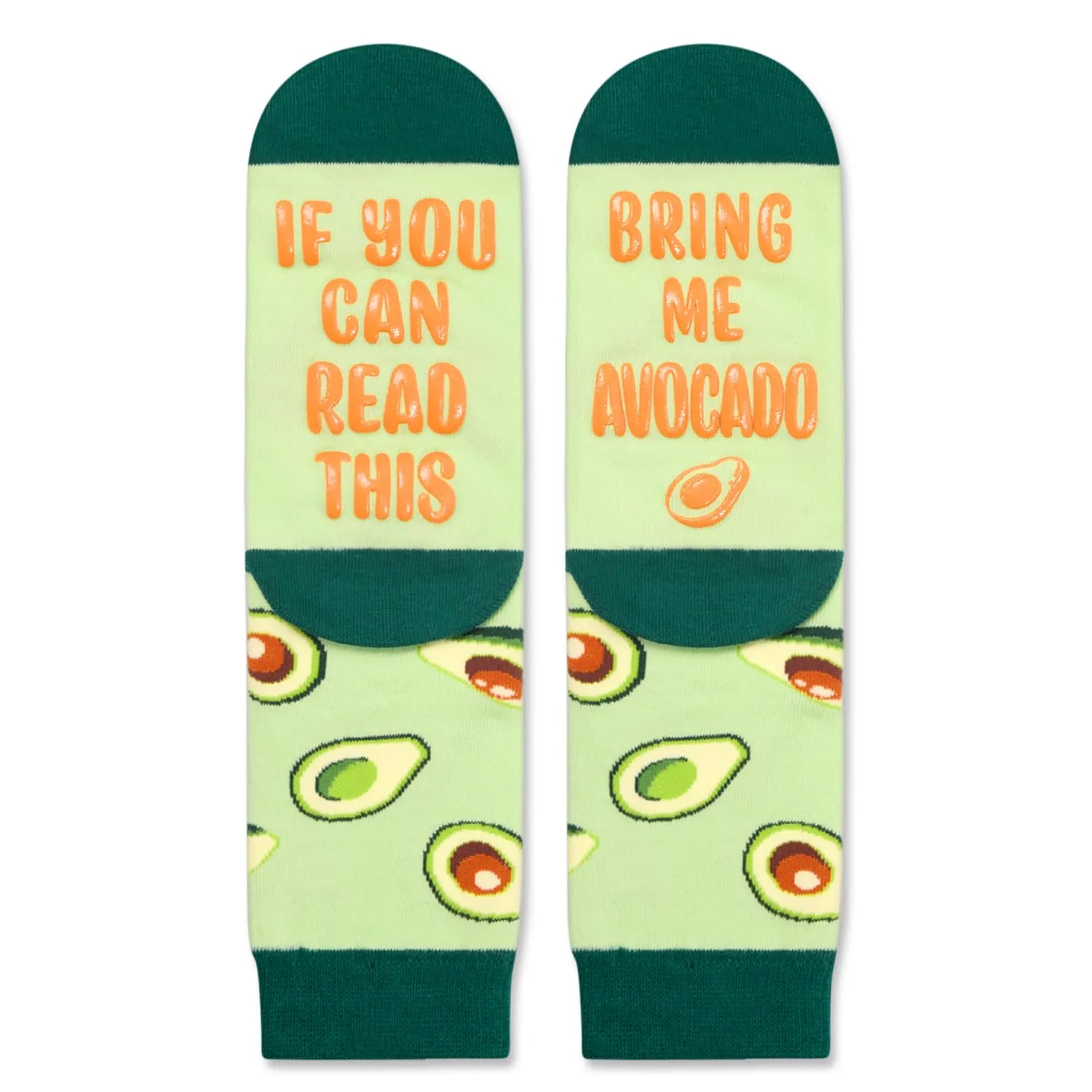 Funny Avocado Gifts for Boys Girls - Novelty Avocado Socks, Fruit Socks for Avocado Lovers, Fun Socks for Kids Teen Boys 7-9 Years, Green