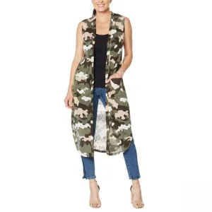 G by Giuliana Women's Slub Knit Sleeveless Duster