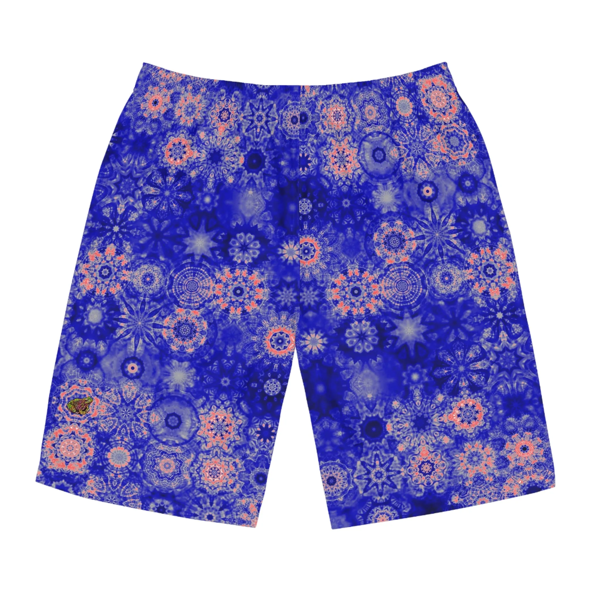 Galaxy Frog Cymatics Men's Board Shorts (AOP)