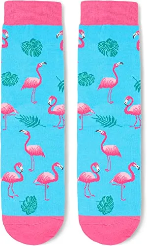 Gender-Neutral Flamingo Gifts, Unisex Flamingo Socks for Women and Men, Flamingo Gifts Animal Socks