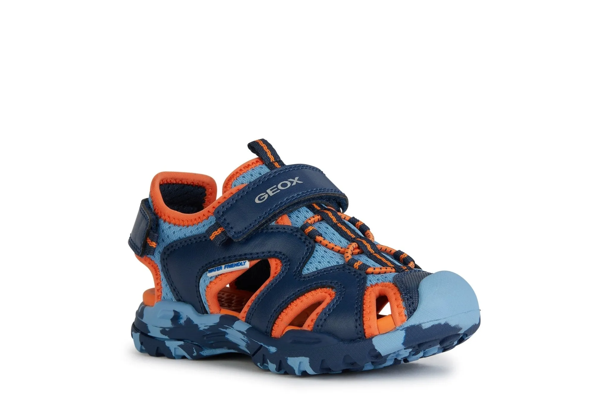 Geox - Borealis Sandal - Blue/Orange