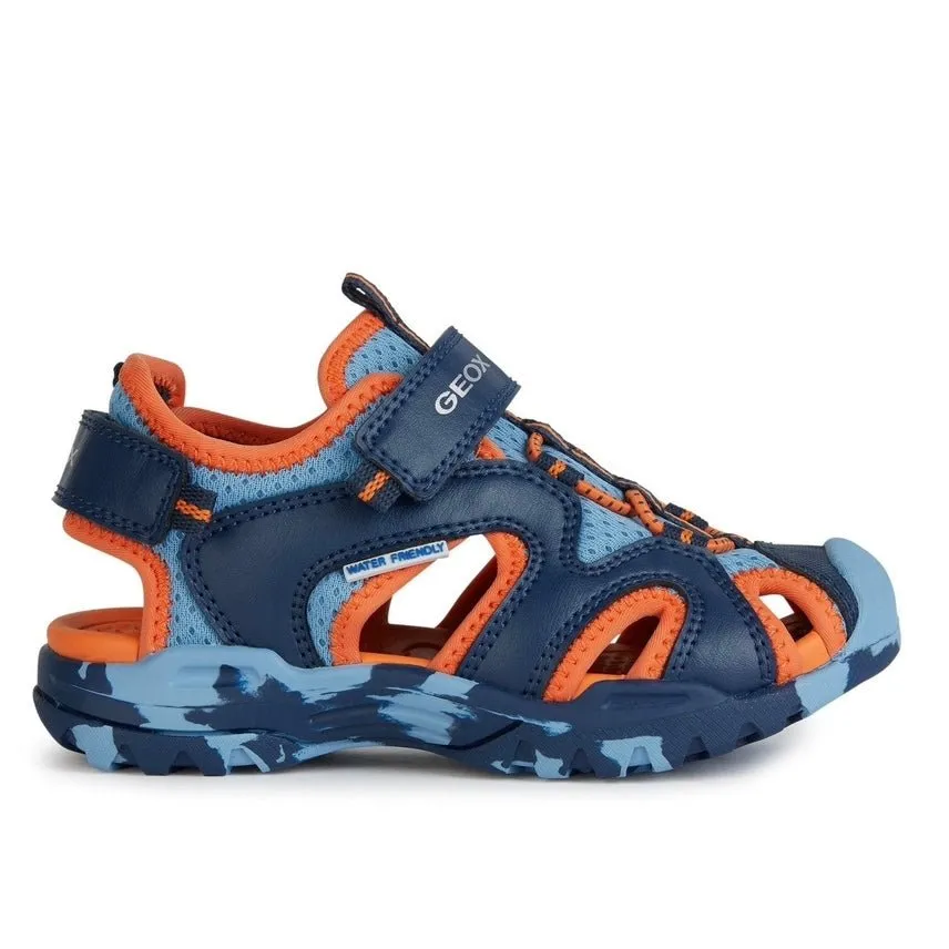 Geox - Borealis Sandal - Blue/Orange