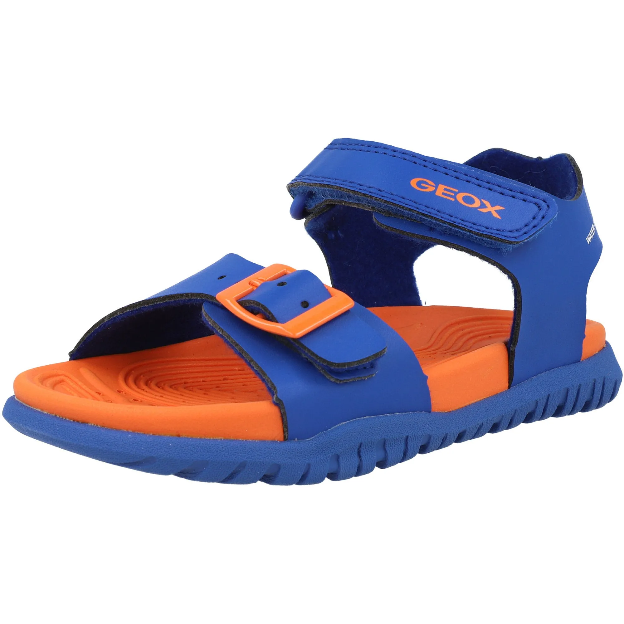 Geox Fusbetto Junior Sandal Royal Blue Orange