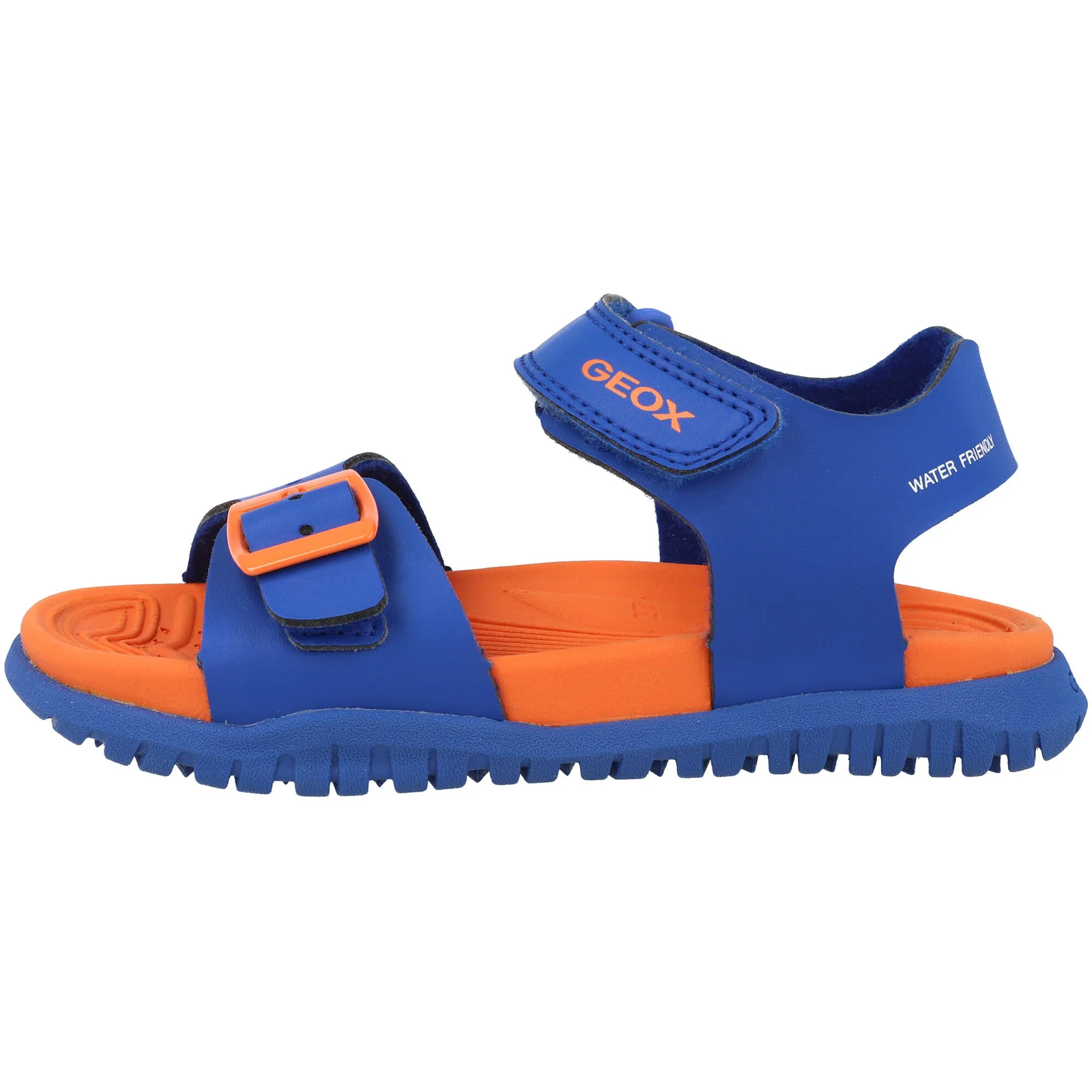 Geox Fusbetto Junior Sandal Royal Blue Orange