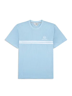 Giacomo Mesh T-Shirt- Dutch Canal/ White
